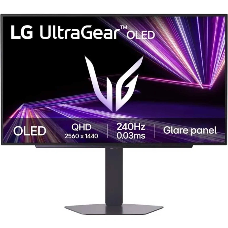 Монитор LG 27" UltraGear 27GX704A-B OLED Gray/Purple (27GX704A-B.ARUZ) фото 1