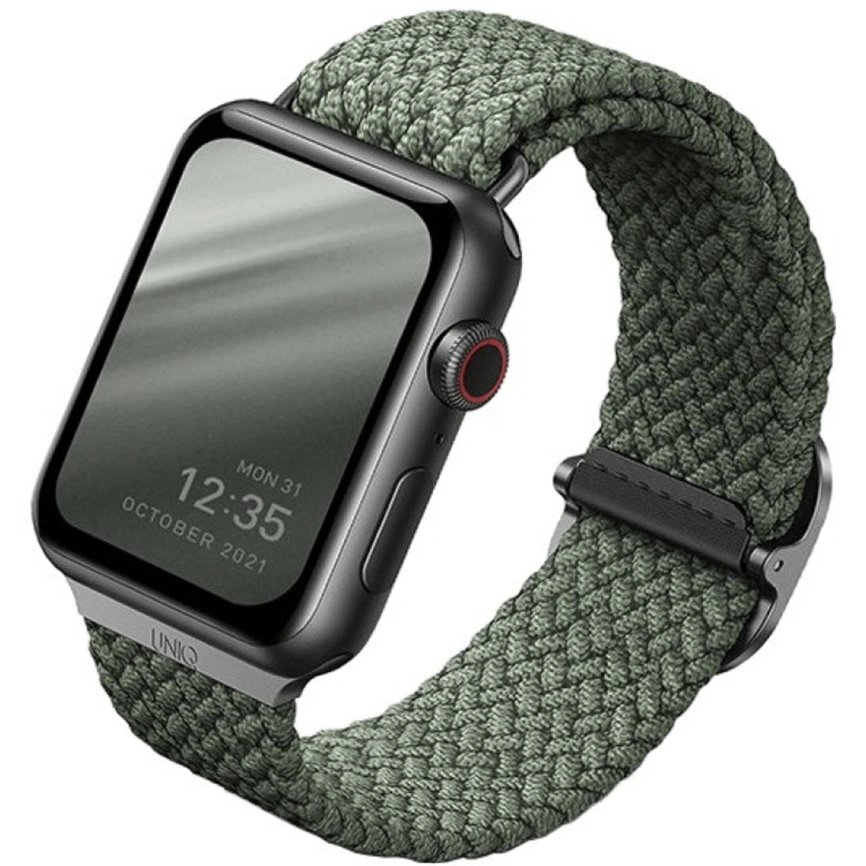 Ремешок Uniq Aspen Design Strap Braided для Apple Watch 38/40/41 Green фото 6