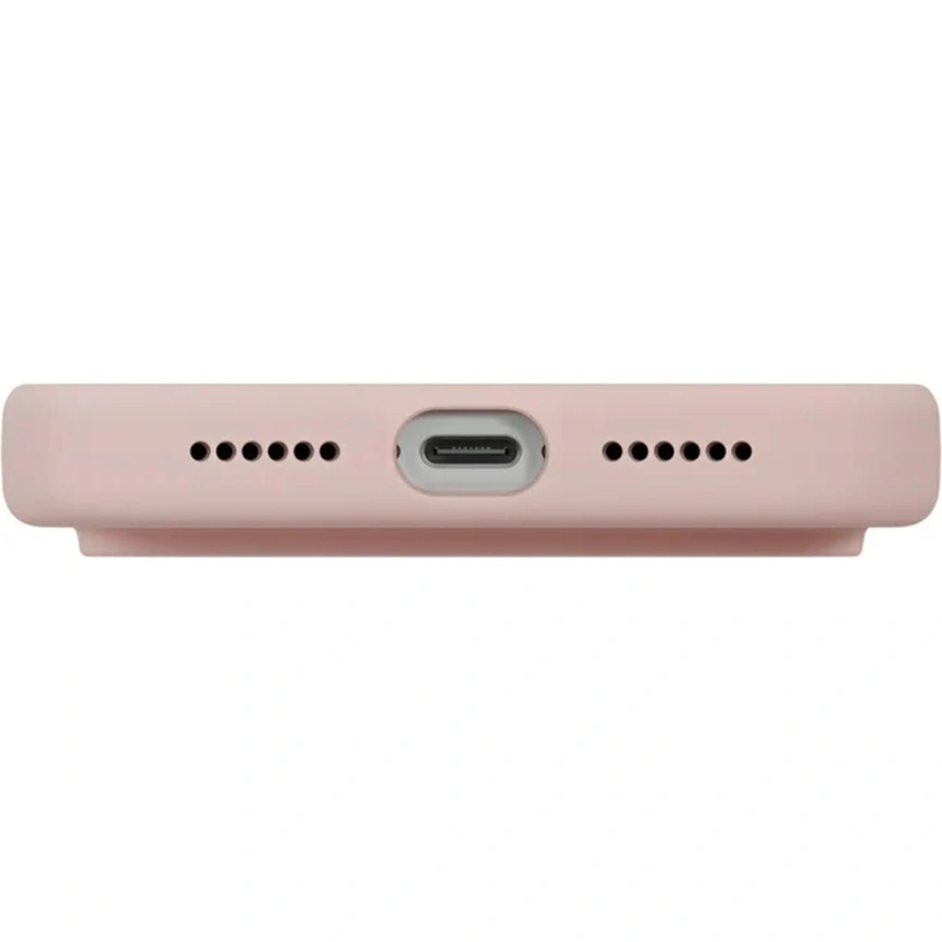 Чехол Uniq Lino Hybrid Silicone Case with MagClick для iPhone 17 Pro Blush Pink фото 5
