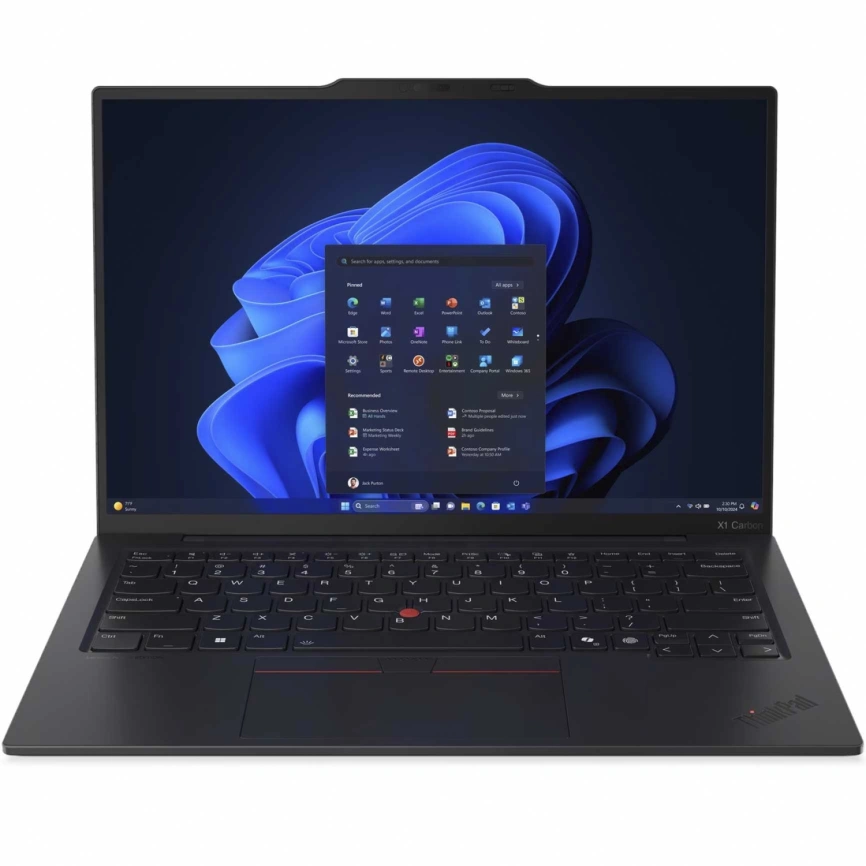 Ноутбук Lenovo ThinkPad X1 Carbon G13 Aura Edition 14 IPS/ i7-255U Ultra/32GB/512GB SSD (21NX00F9US) Black Paint фото 3