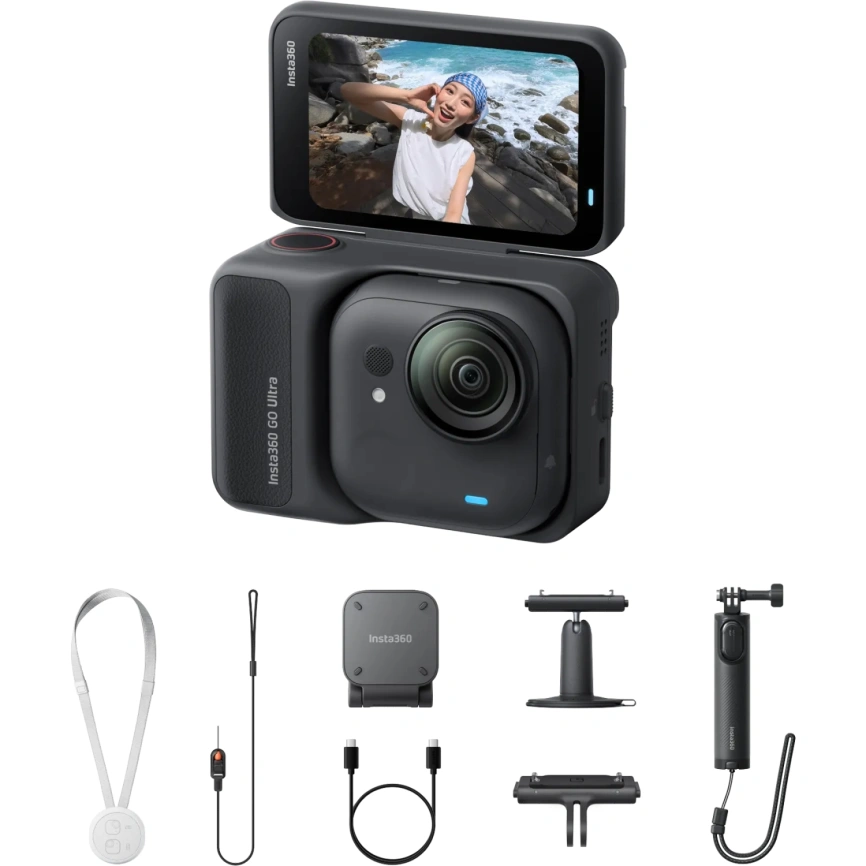 Экшн-камера Insta360 GO Ultra Creator Bundle Black фото 2