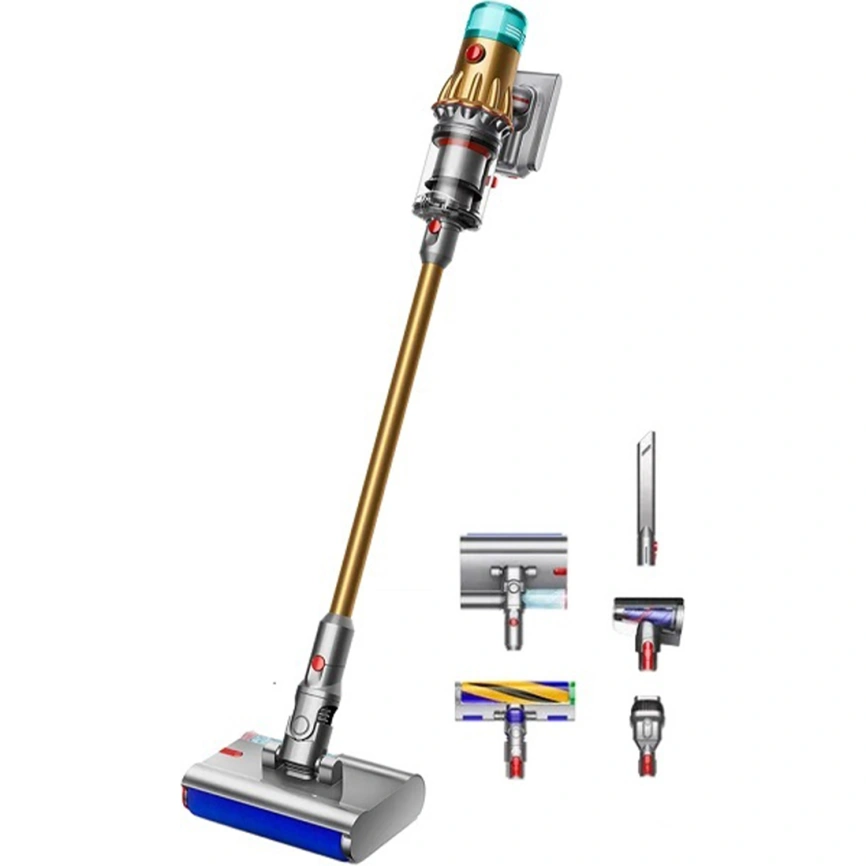 Пылесос Dyson V12S Detect Slim Submarine SV46 Gold/Gold фото 2