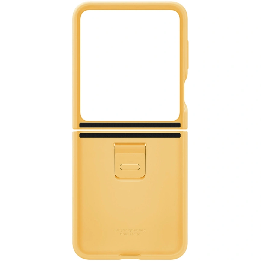 Чехол Samsung Series для Galaxy Z Flip 5 Silicone Case with Ring Apricot фото 4