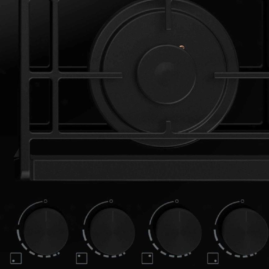 Газовая варочная панель Korting HGG 6955 CTN Black фото 3