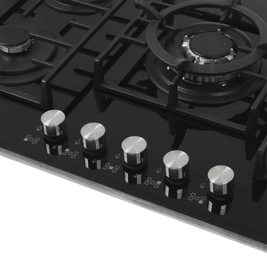 Газовая варочная панель Korting HGG 9835 CTN Black фото 3