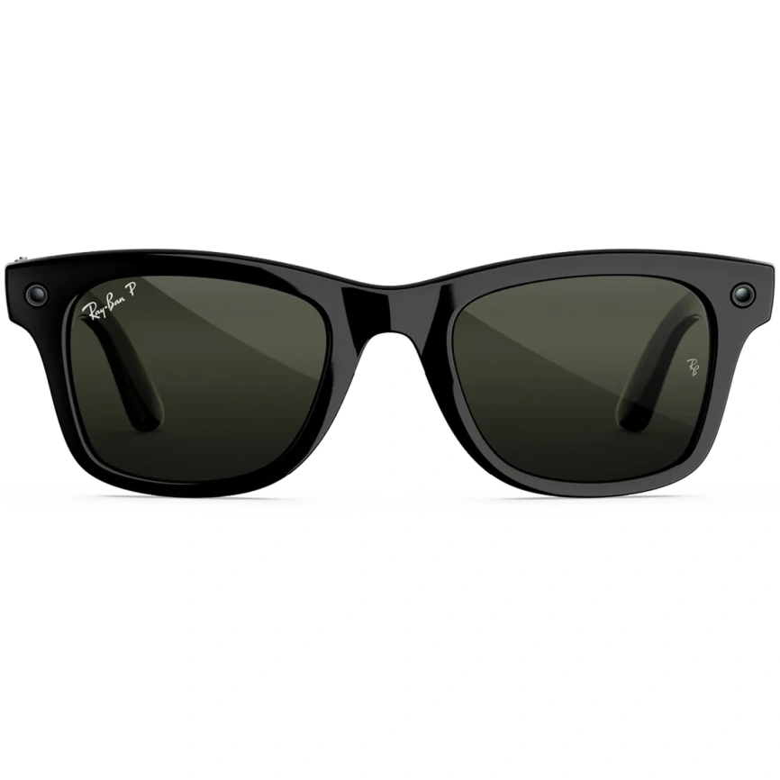 Умные очки Ray-Ban Wayfarer (Gen 3) Shiny Black Standard Green фото 2