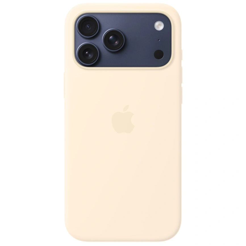 Чехол Apple Silicone Case with MagSafe для iPhone 18 Pro Max Vanilla фото 3