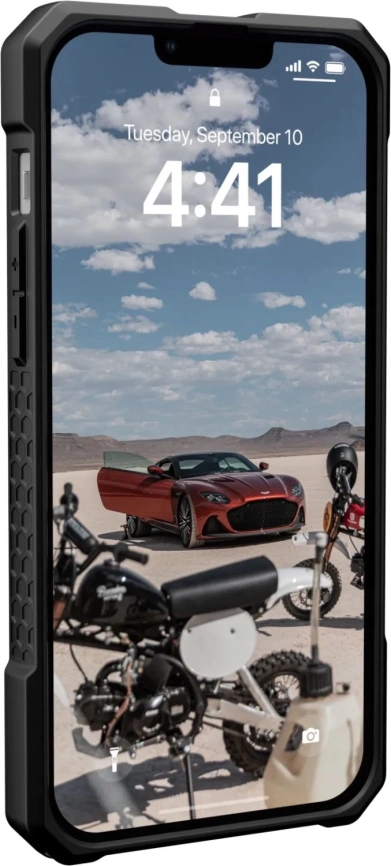 Чехол UAG Monarch Pro For MagSafe для iPhone 14 Silver фото 8