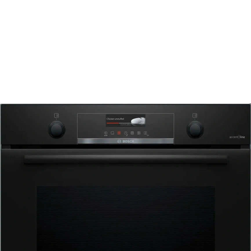 Электрический духовой шкаф Bosch Serie 6 HBG4795B1S Black фото 2