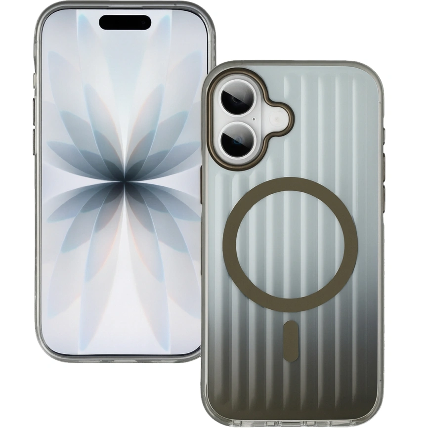 Чехол Gurdini Ocean Case Transparent для iPhone 17 Gray фото 1