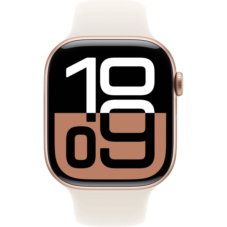 Смарт-часы Apple Watch Series 10 42mm Rose Gold Aluminum Case with Starlight Sport Band M/L фото 3