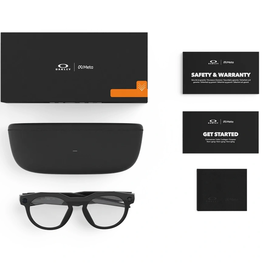Умные очки Oakley HSTN Clear Black фото 4