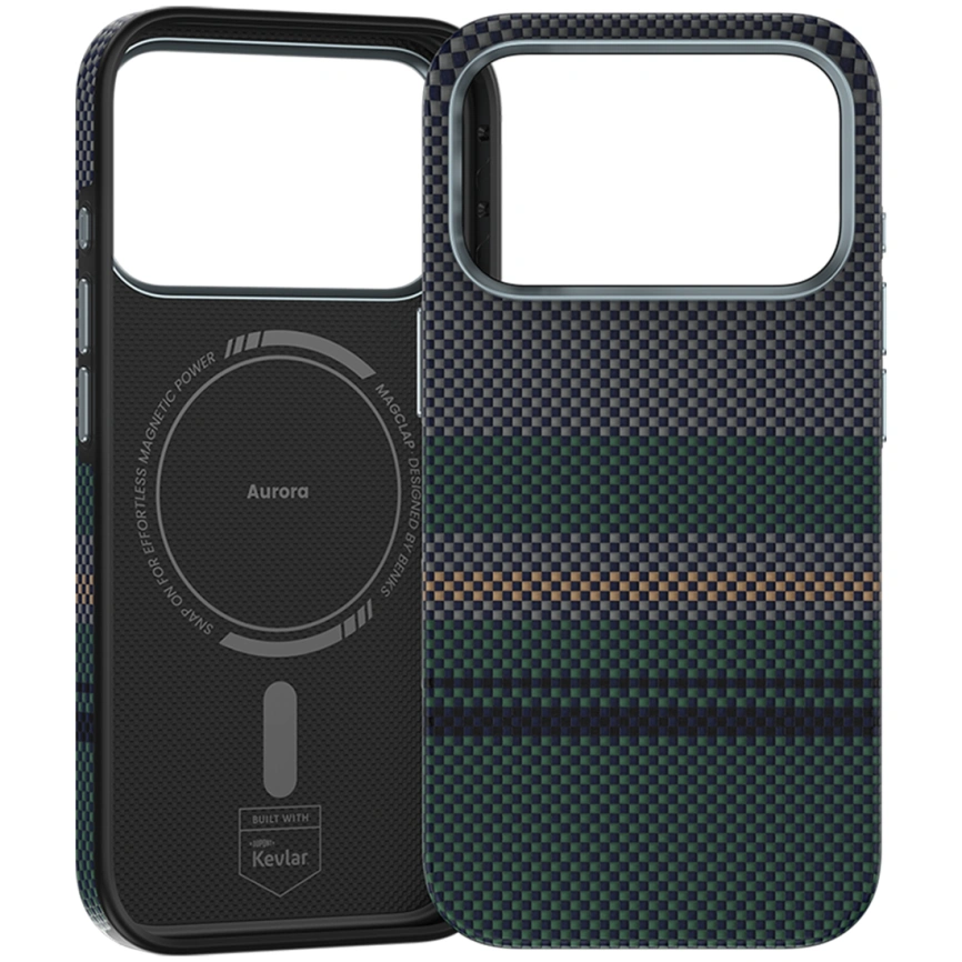 Чехол Benks Aurora Pro Case Kevlar для iPhone 18 Pro Max Aurora (C.K.FL.AP.SR.A073) фото 2