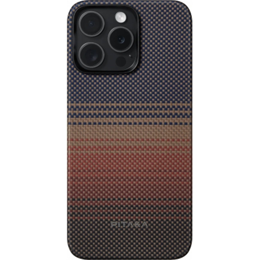 Чехол Pitaka Fusion Weaving MagEZ Case 5 для iPhone 15 Pro Max Sunset фото 2