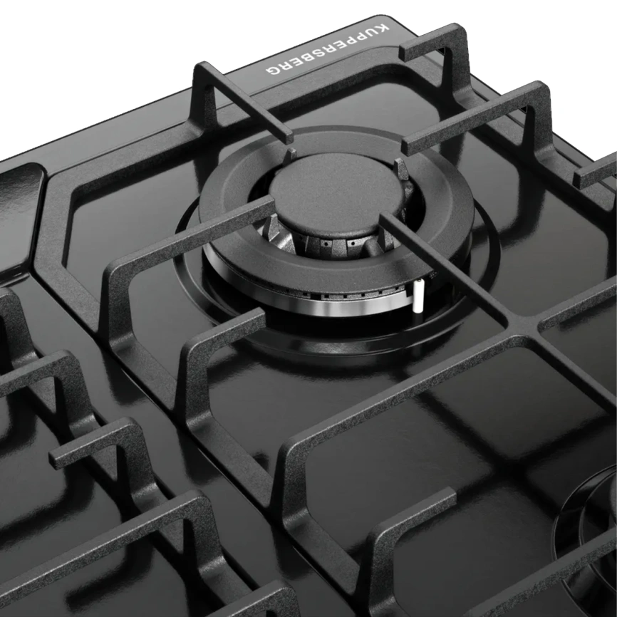 Газовая варочная панель Kuppersberg FS 66 B Black фото 4