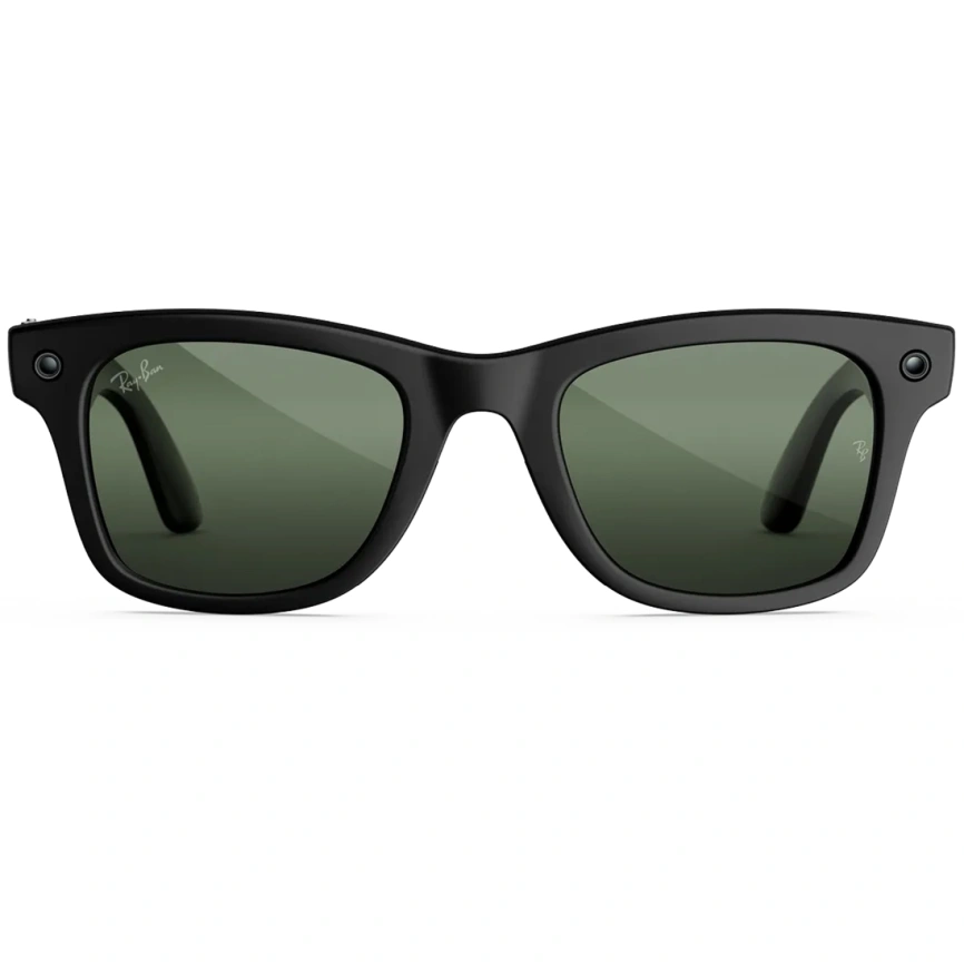 Умные очки Ray-Ban Wayfarer (Gen 3) Matte Black Standard Transitions Graphite Green фото 6