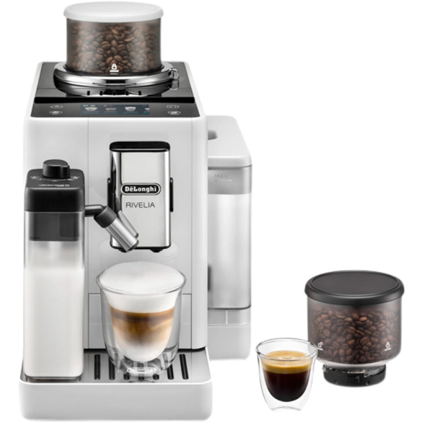 Кофемашина DeLonghi Rivelia Perfetto EXAM440.55.W White фото 2
