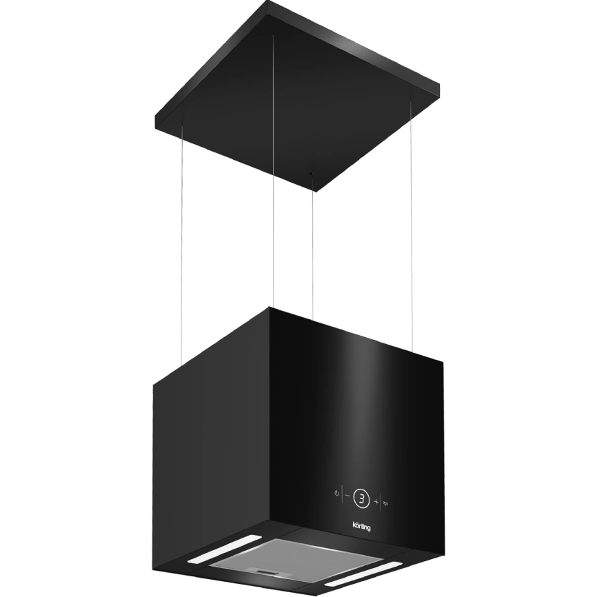 Встраиваемая вытяжка Korting KHA 40828 GN Black фото 1