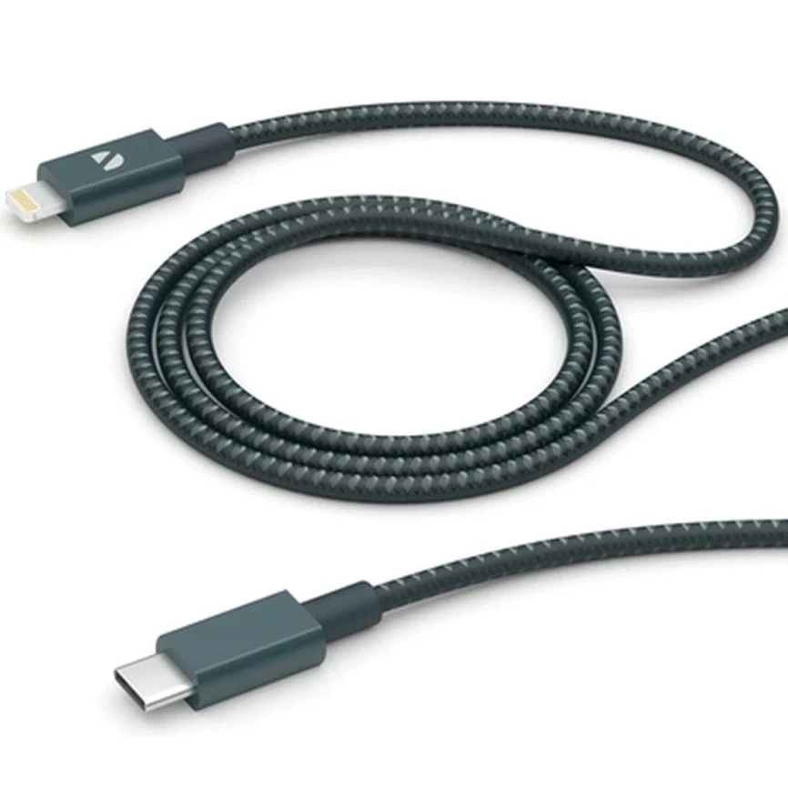 Кабель Deppa USB-C/Lightning 1,2m 72320 Gray фото 2