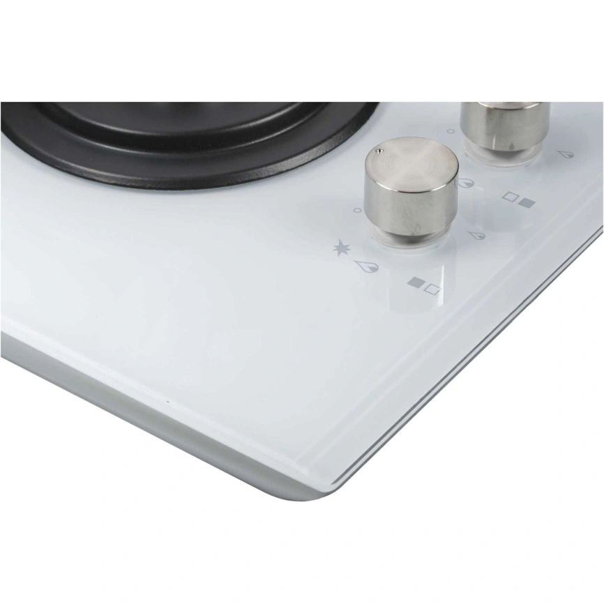 Газовая варочная панель Korting HGG 3825 CW White фото 4