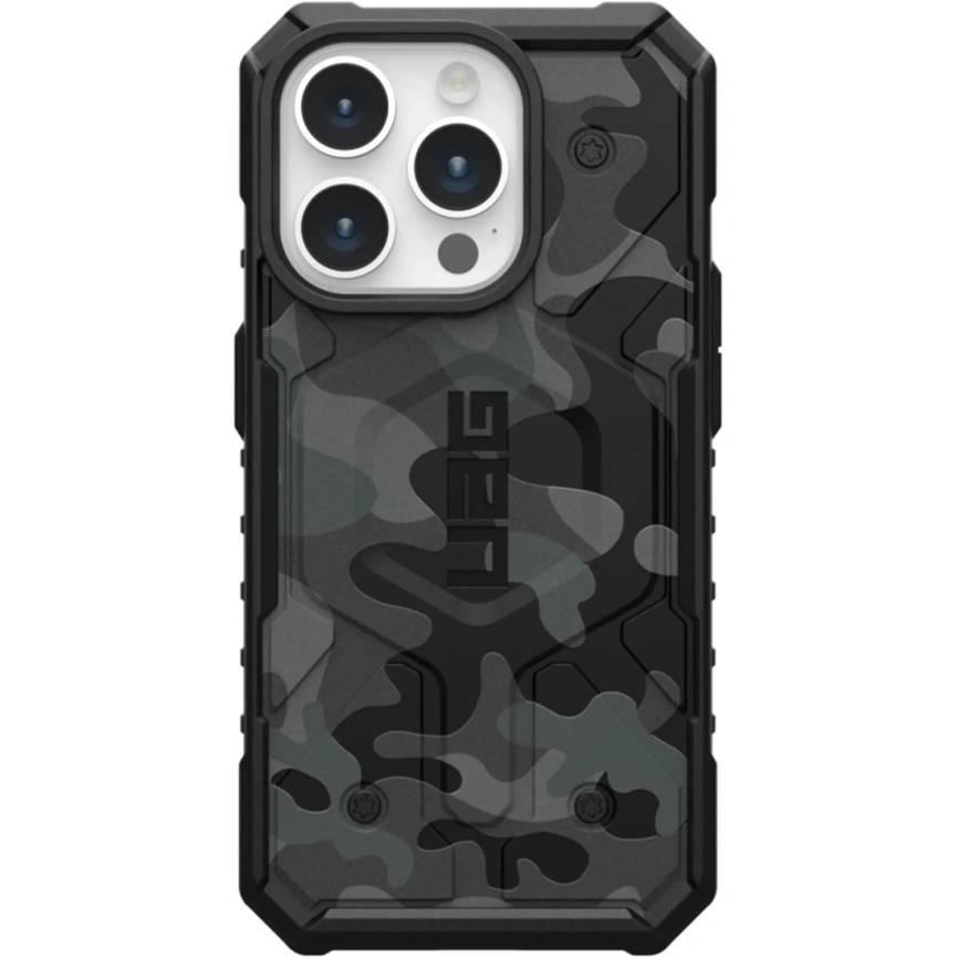 Чехол UAG с поддержкой MagSafe Pathfinder SE для iPhone 15 Pro Black Midnight Camo (114283114061) фото 1