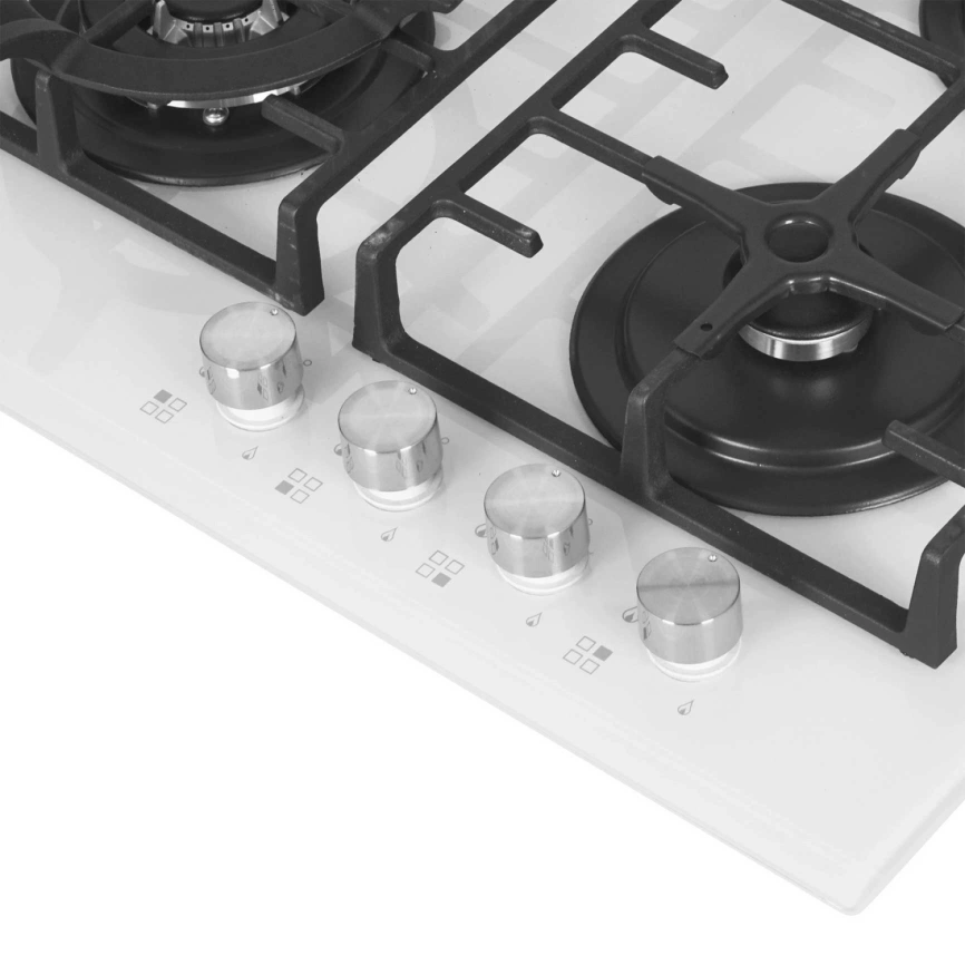Газовая варочная панель Korting HGG 6825 CTW White фото 4