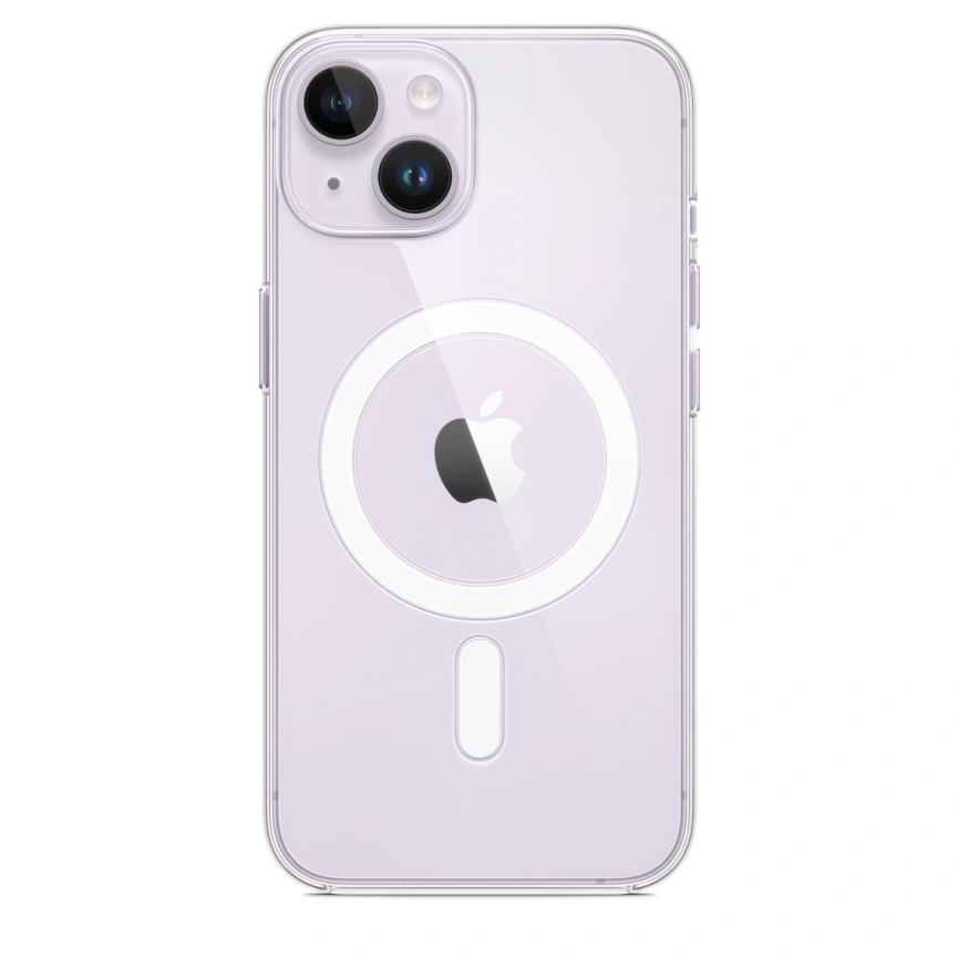 Прозрачный чехол Apple MagSafe для iPhone 14 фото 6