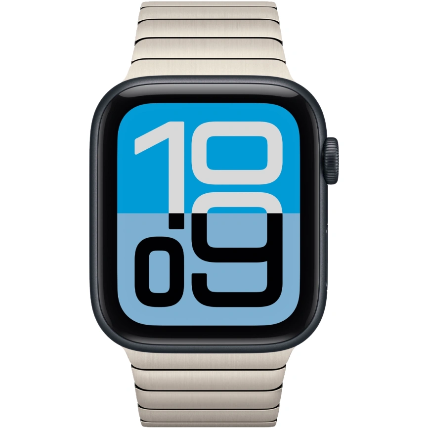 Смарт-часы Apple Watch SE (2025) 40mm Midnight Aluminum Case with Natural Link Bracelet фото 3