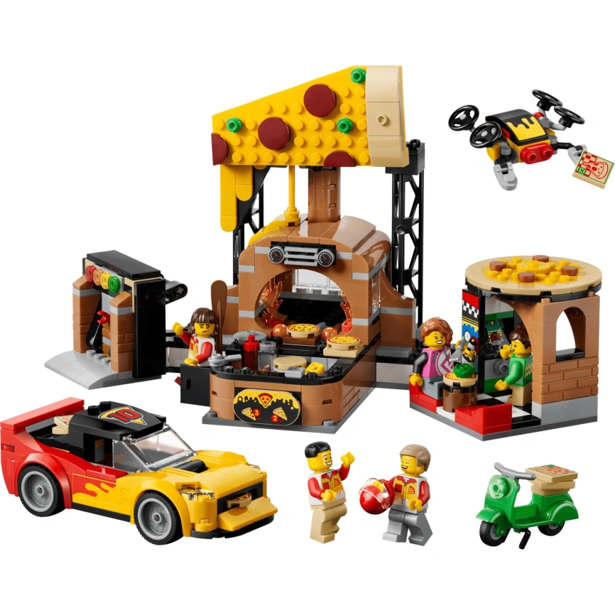 Конструктор LEGO City Pizza Delivery фото 7