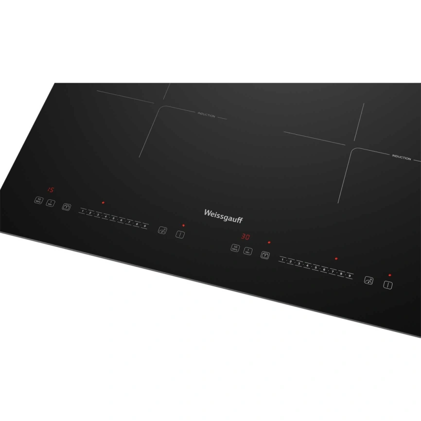 Индукционная варочная панель Weissgauff HI 412 H Black фото 3