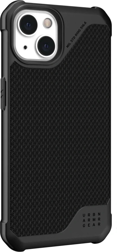 Чехол UAG Metropolis LT для iPhone 13 (11317O113940) Kevlar Black фото 4