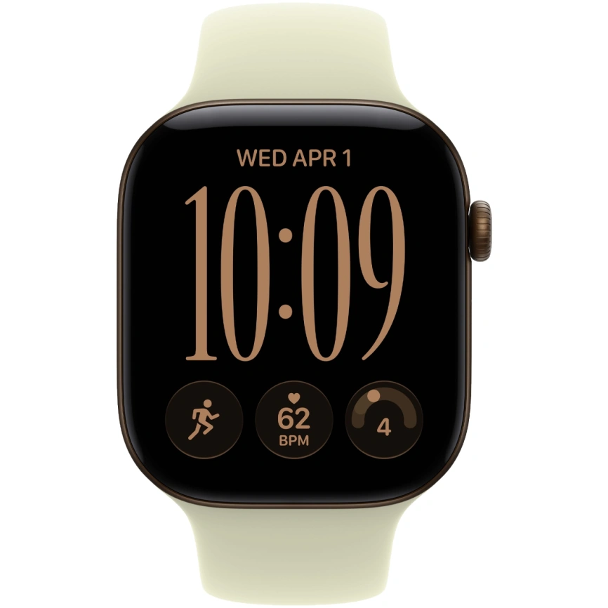 Смарт-часы Apple Watch Series 12 42mm Dark Bronze Aluminum Case with Pale Succulent Sport Band S/M фото 3