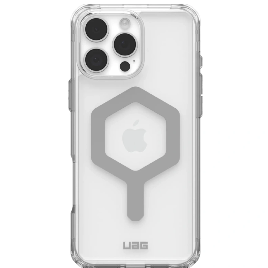 Чехол UAG MagSafe Plyo для iPhone 16 Pro Max Ice/Silver фото 2