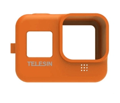Силиконовый чехол Telesin для GoPro HERO 8 Black ( GP-PTC-801-OR) Orange фото 1