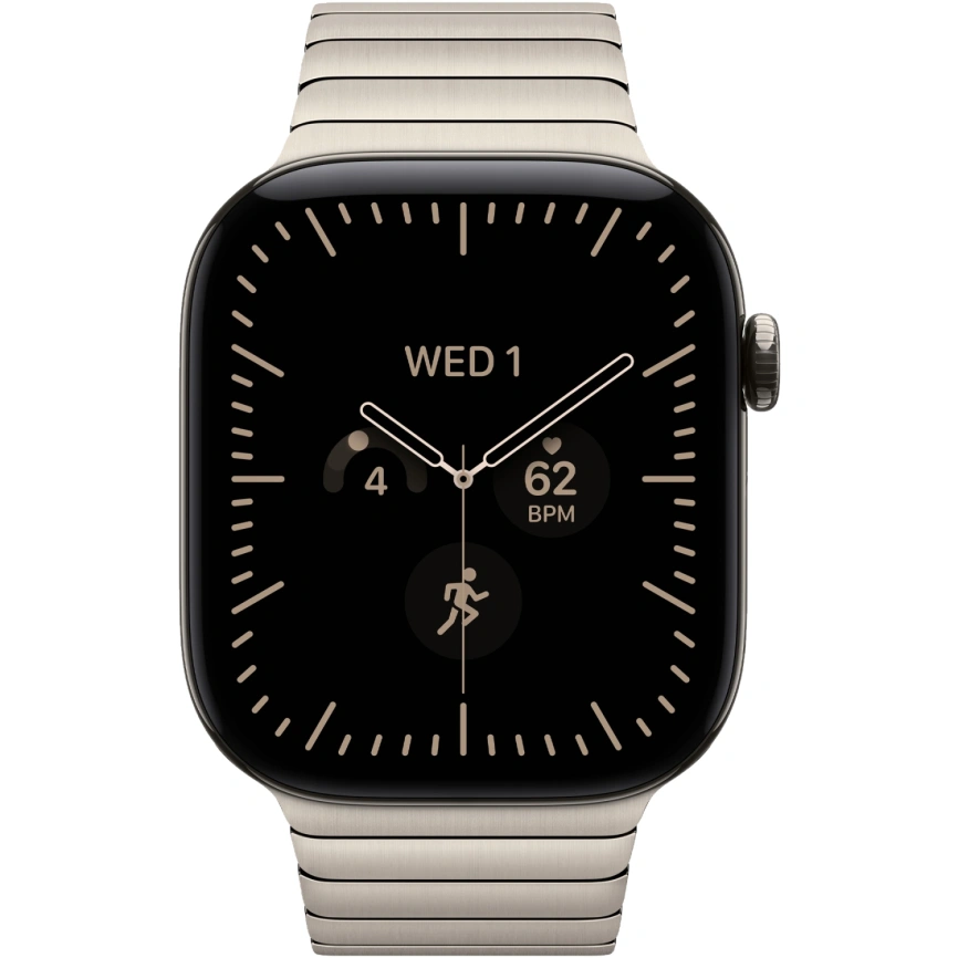 Смарт-часы Apple Watch Series 12 46mm Natural Titanium Case with Natural Link Bracelet фото 3