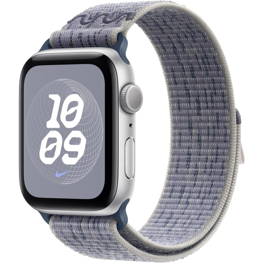 Ремешок Apple Watch 46mm Grey/Blue Nike Sport Loop фото 2