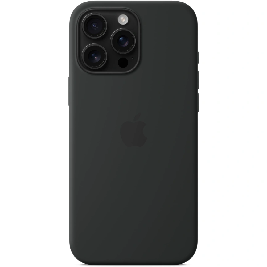 Чехол Apple Silicone Case with MagSafe для iPhone 16 Pro Black фото 1