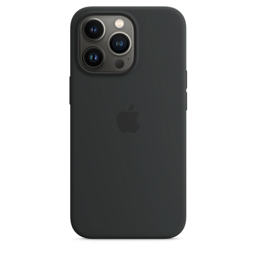 Силиконовый чехол Apple MagSafe для iPhone 13 Pro Dark Night фото 3