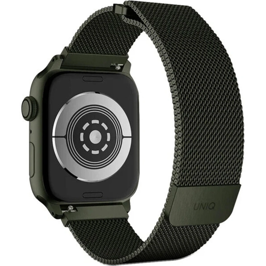 Ремешок Uniq Dante Strap Mesh Steel для Apple Watch 44/45/49 Green фото 2