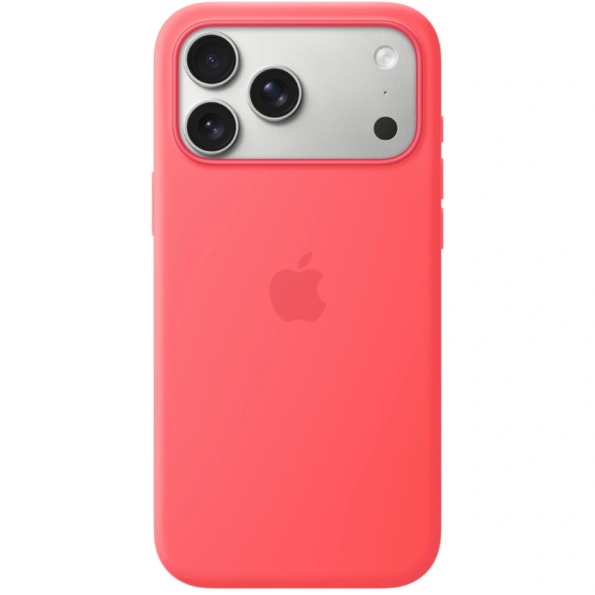 Чехол Apple Silicone Case with MagSafe для iPhone 17 Pro Max Bright Guava фото 1