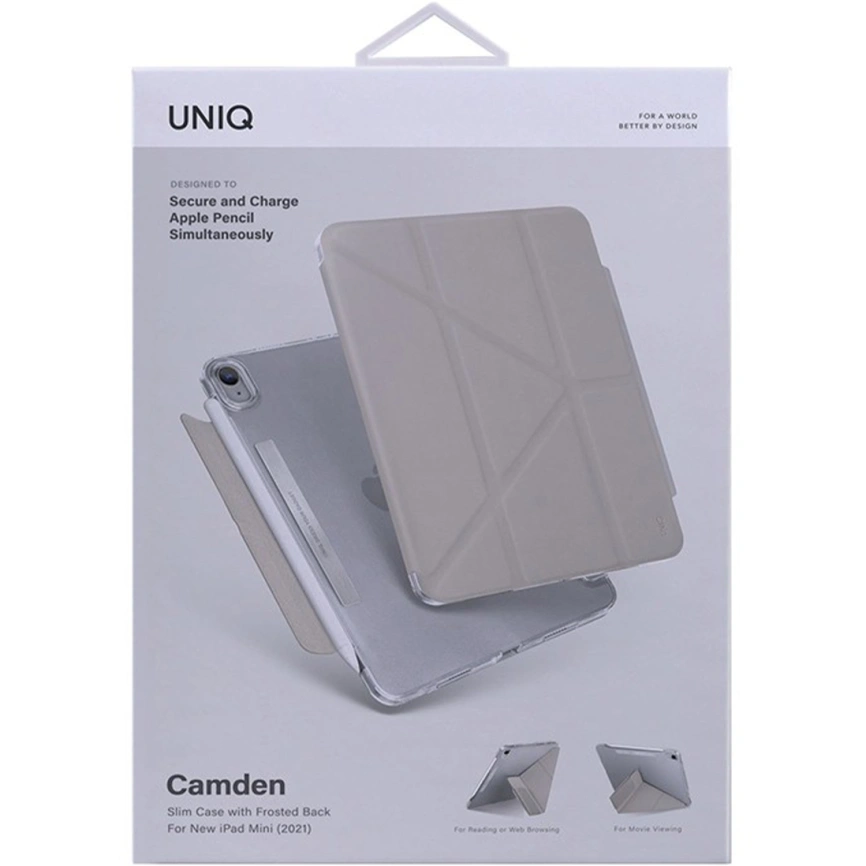 Чехол Uniq Camden для iPad Mini (2021) Grey фото 5