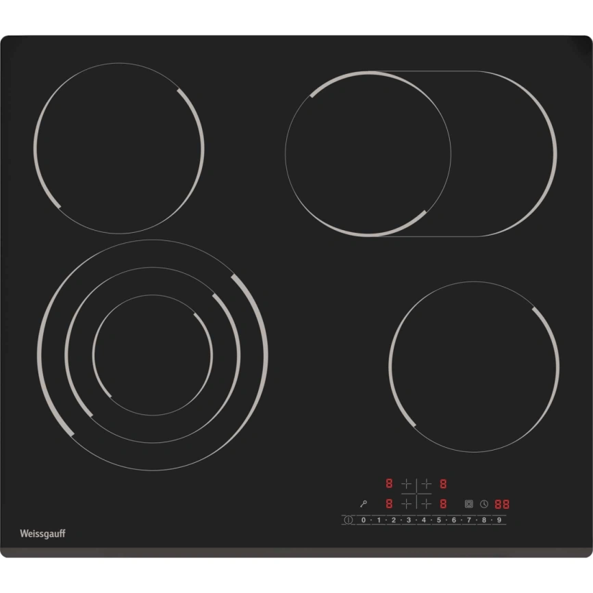 Электрическая варочная панель Weissgauff HV 643 BS Black фото 1