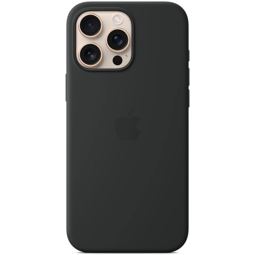 Чехол Apple Silicone Case with MagSafe для iPhone 16 Pro Black фото 4