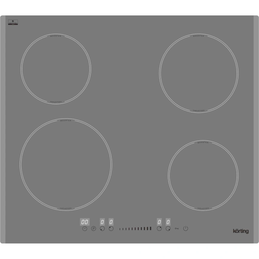 Индукционная варочная панель Korting HI 64560 BGR Gray фото 1