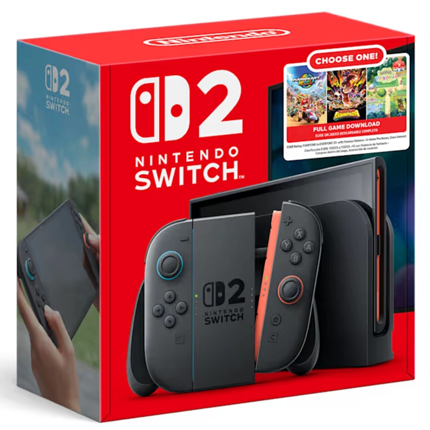 Игровая приставка Nintendo Switch 2 256GB Black + Choose Your Game Bundle фото 1