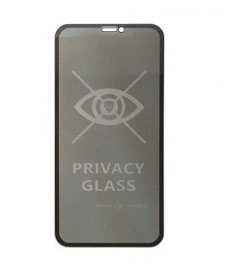 Защитное стекло GLASS-M для iPhone 11 5D антишпион Black фото 1