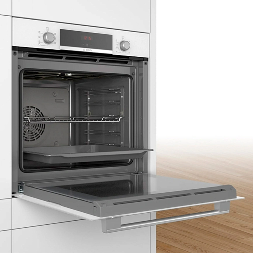 Электрический духовой шкаф Bosch Serie 4 HBA533BW1 White фото 4