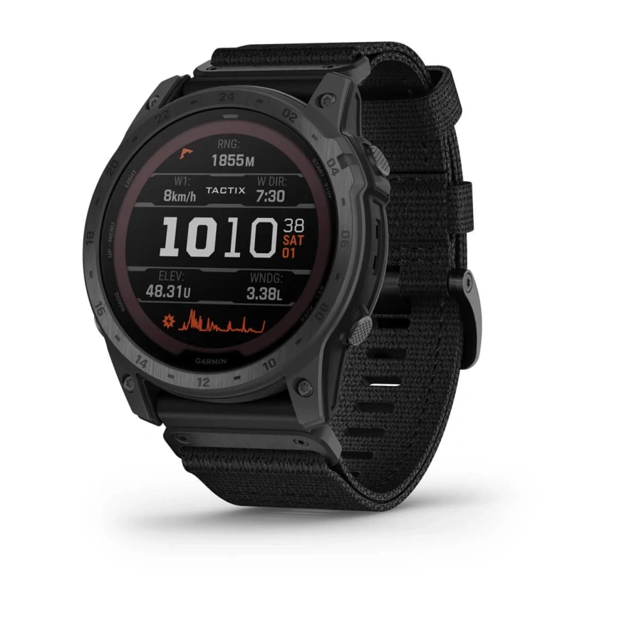 Умные часы Garmin Tactix 7 Pro Ballistics Edition (010-02704-21) Black фото 1