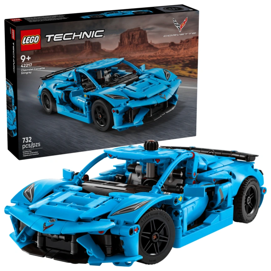 Конструктор LEGO Technic Chevrolet Corvette Stingray Blue 42217 фото 1