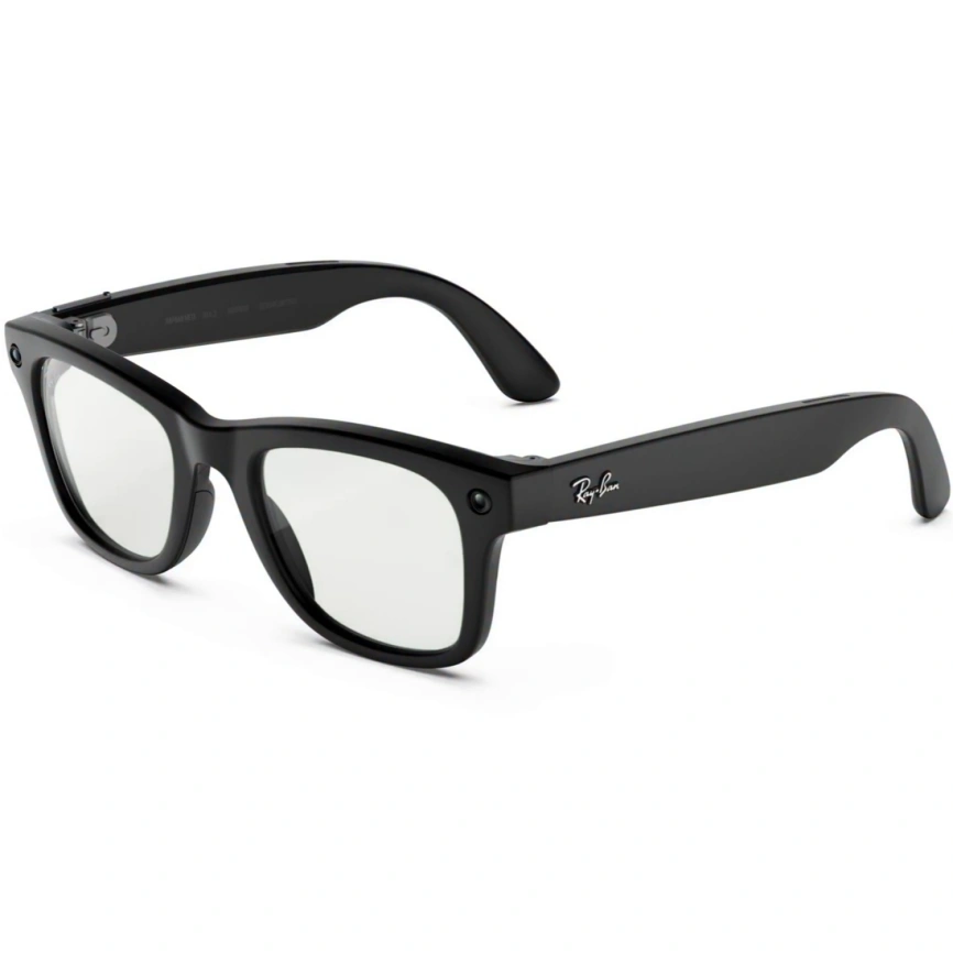 Умные очки Ray-Ban Wayfarer (Gen 3) Matte Black Standard Transitions Graphite Green фото 3